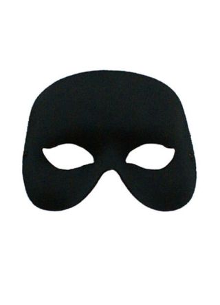 Cocktail/Bandit Eye Mask Black