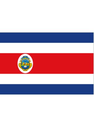 Costa Rica Flag 5ftx3ft