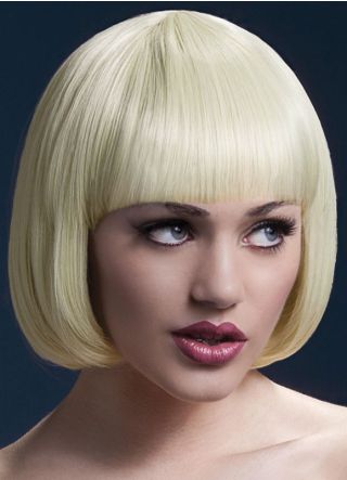 Deluxe Mia Short Bob Wig with Fringe - Blonde - Styleable 