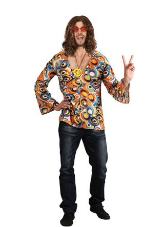 60's Groovy Hippie Swirl Shirt
