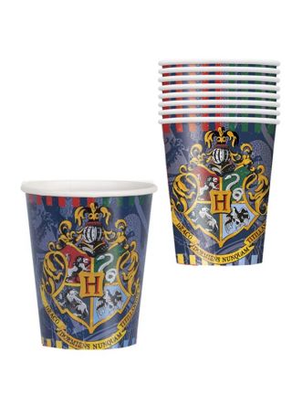 Harry Potter 30393265 9 oz Round Paper Cups, 8 Count 