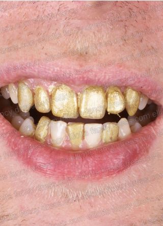 Kryolan Tooth Enamel - Gold Teeth Jaws 007 12ml