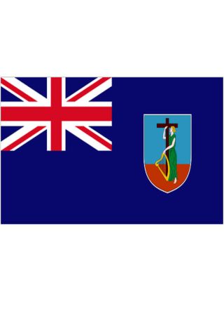 Montserrat Flag 5ftx3ft