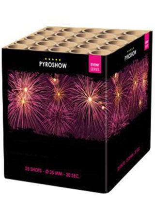 Firework (CAKE) - Pro Range – Pink Peony - 25 shots - 20 seconds
