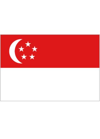 Singapore Flag 5ftx3ft