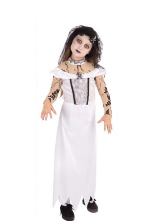 Zombie Bride  (Girls) Costume