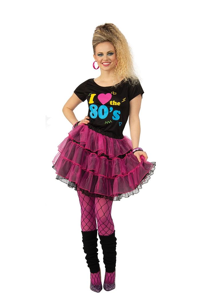 I Love the 80s Costume - Neon Tutu